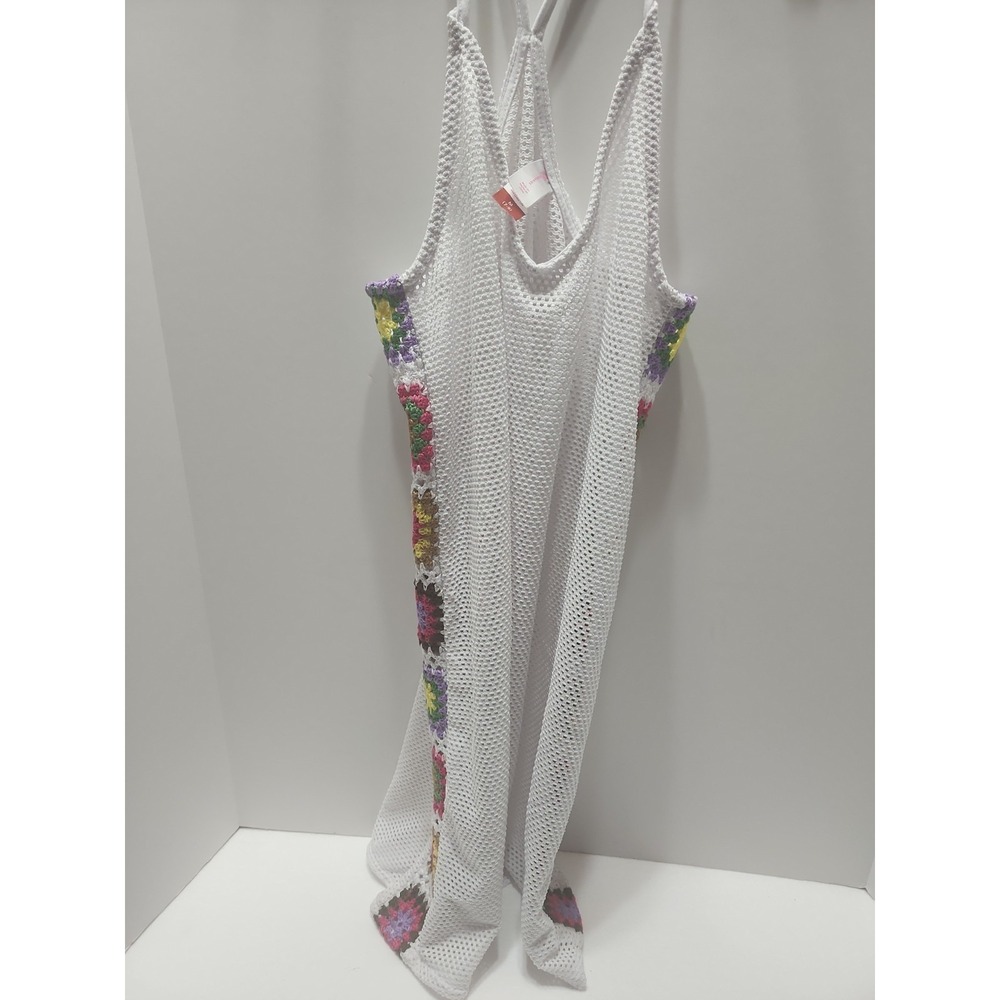 No Boundaries‎ Mesh Knit Granny Square Top Size 7/9 Medium